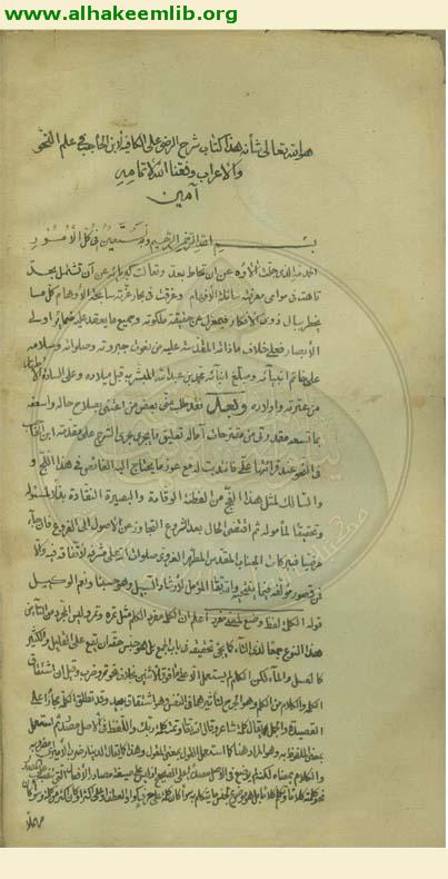 الوافية في شرح الكافية