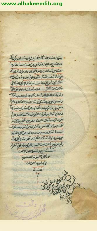 شرح تشريح الافلاك